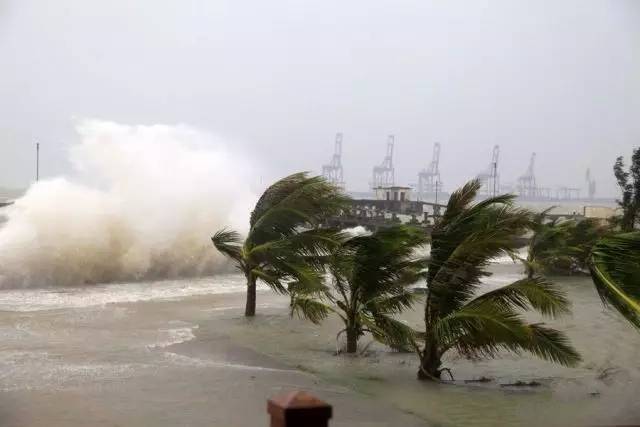 和同样久经台风考验的台湾岛相比 海南岛的地形明显平缓很多