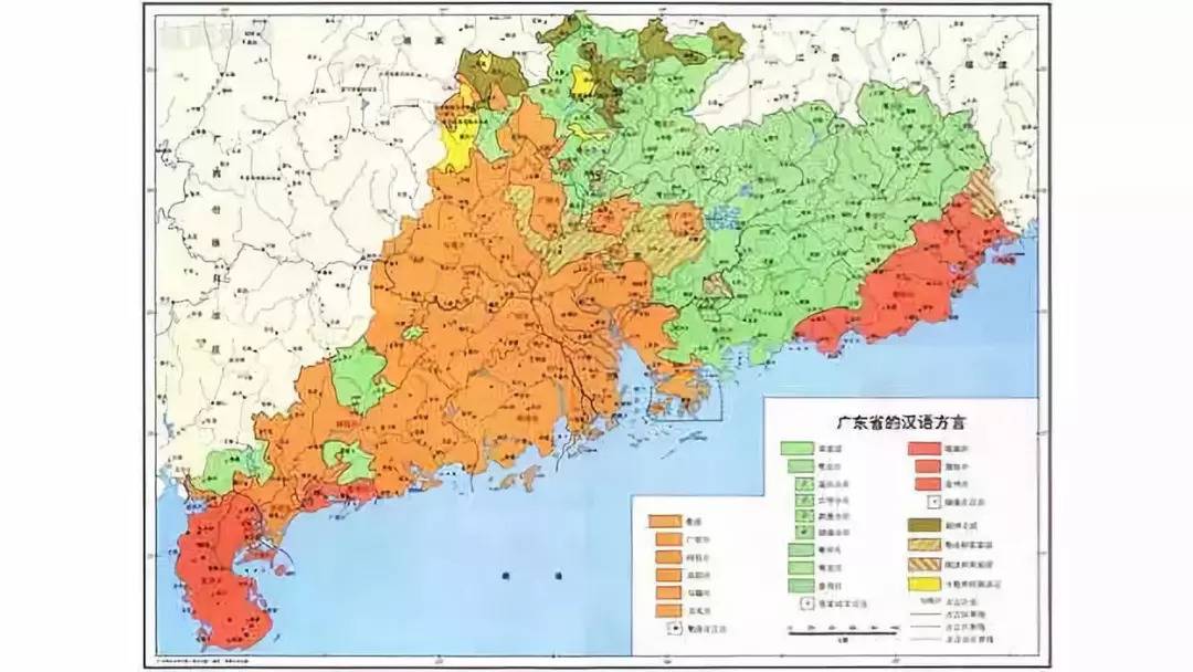 广东省内的语言存在巨大差异,不仅有广府话(粤语),还有潮汕话和客家话